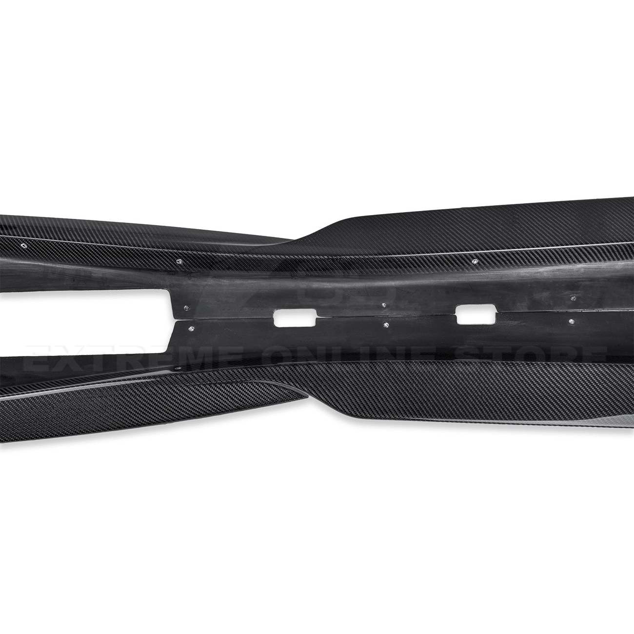 Chevrolet Camaro 6th Gen T6 Style Gloss Black Carbon Fiber Side Skirts 2019-2024