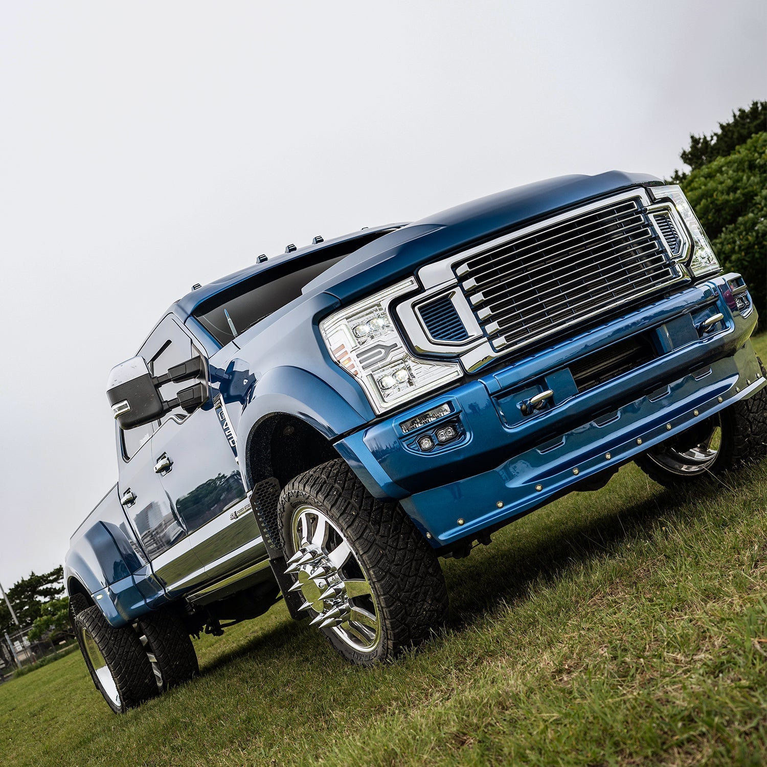 20-22 Ford Super Duty NOVA-Series LED Projector Headlights Chrome | AlphaRex