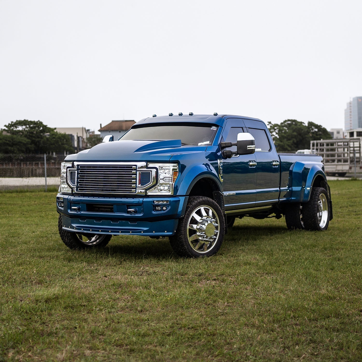 20-22 Ford Super Duty NOVA-Series LED Projector Headlights Chrome | AlphaRex