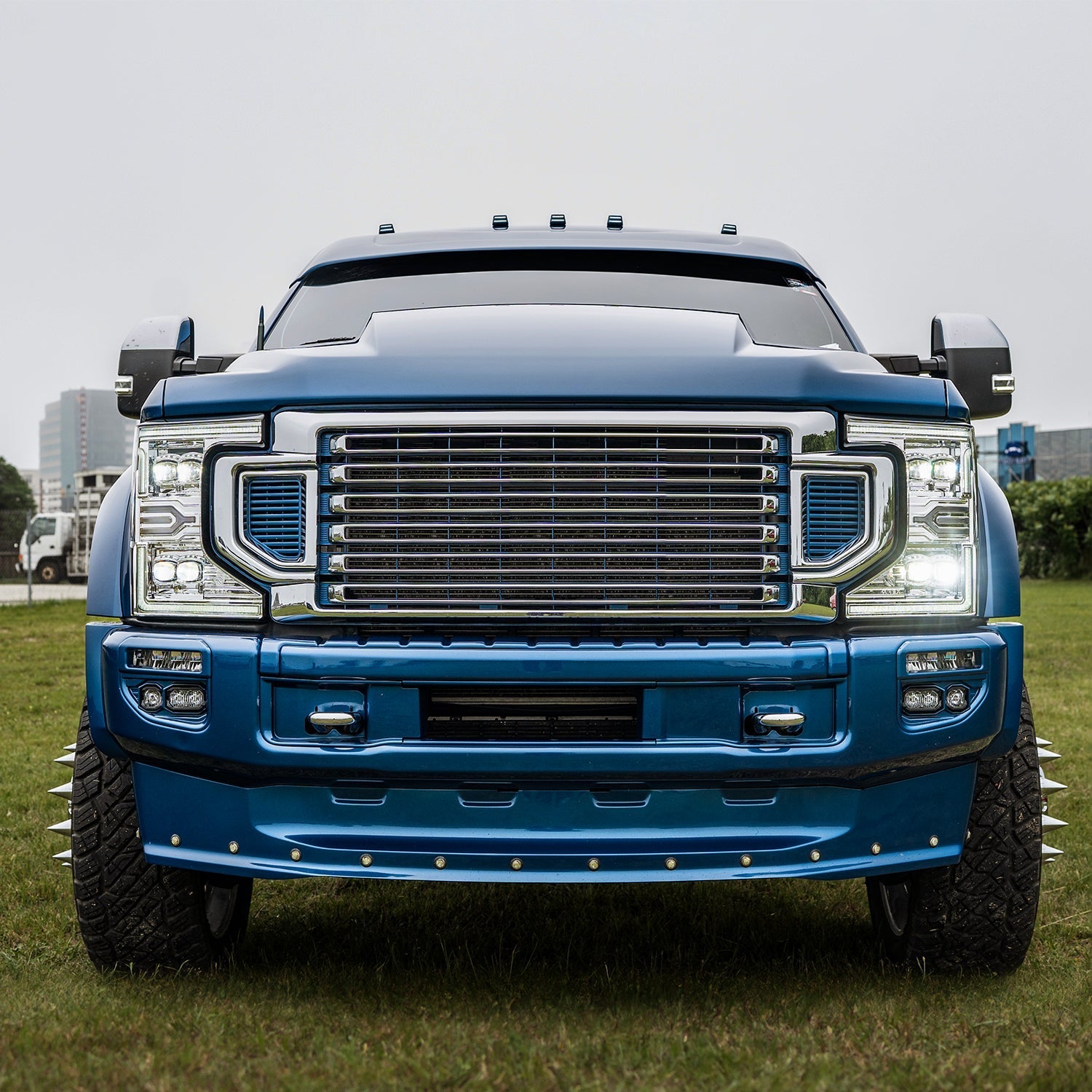 20-22 Ford Super Duty NOVA-Series LED Projector Headlights Chrome | AlphaRex