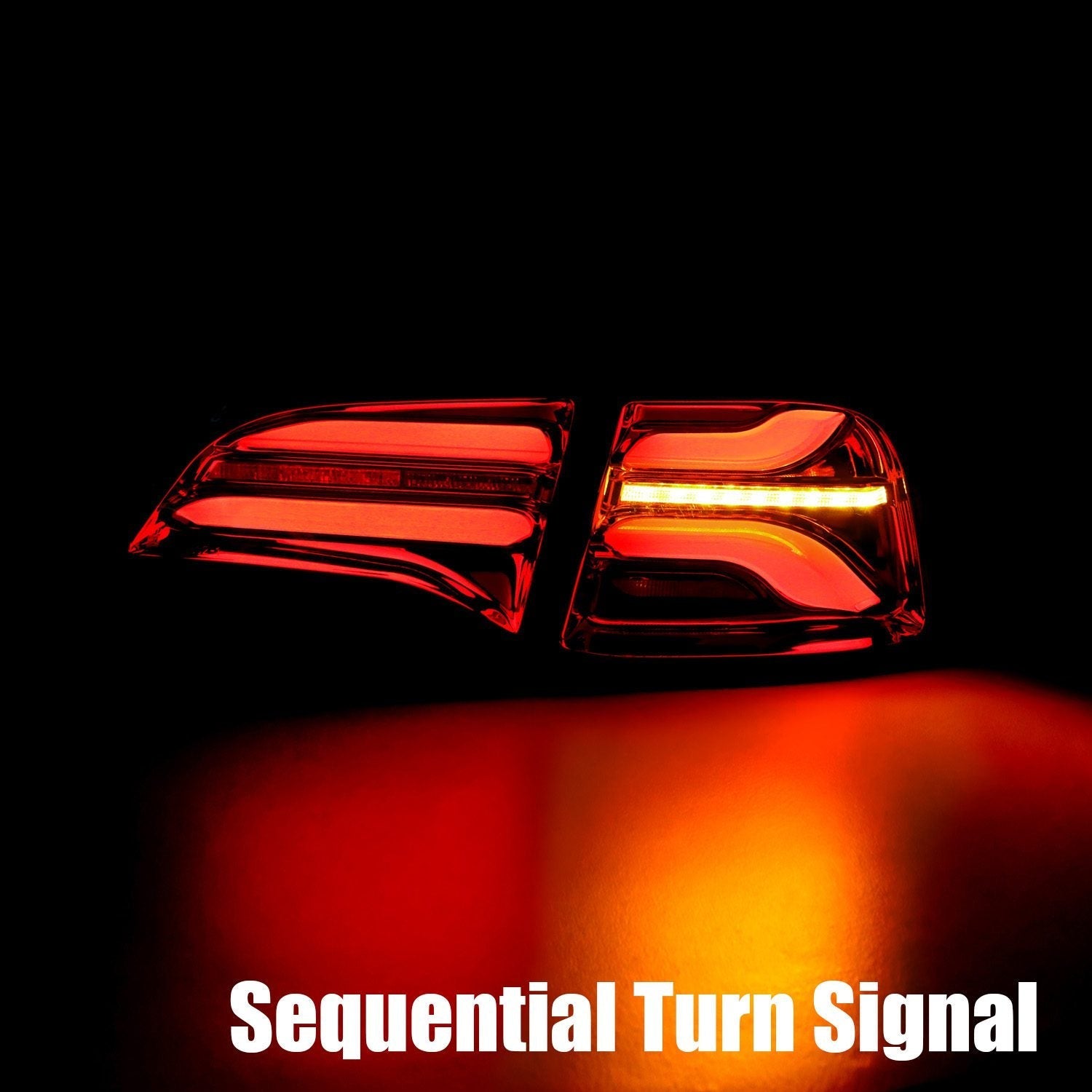 20-24 Tesla Model Y / 22-23 Model 3 (With Stock Amber Turn Signal) PRO-Series LED Tail Lights Red Smoke | AlphaRex