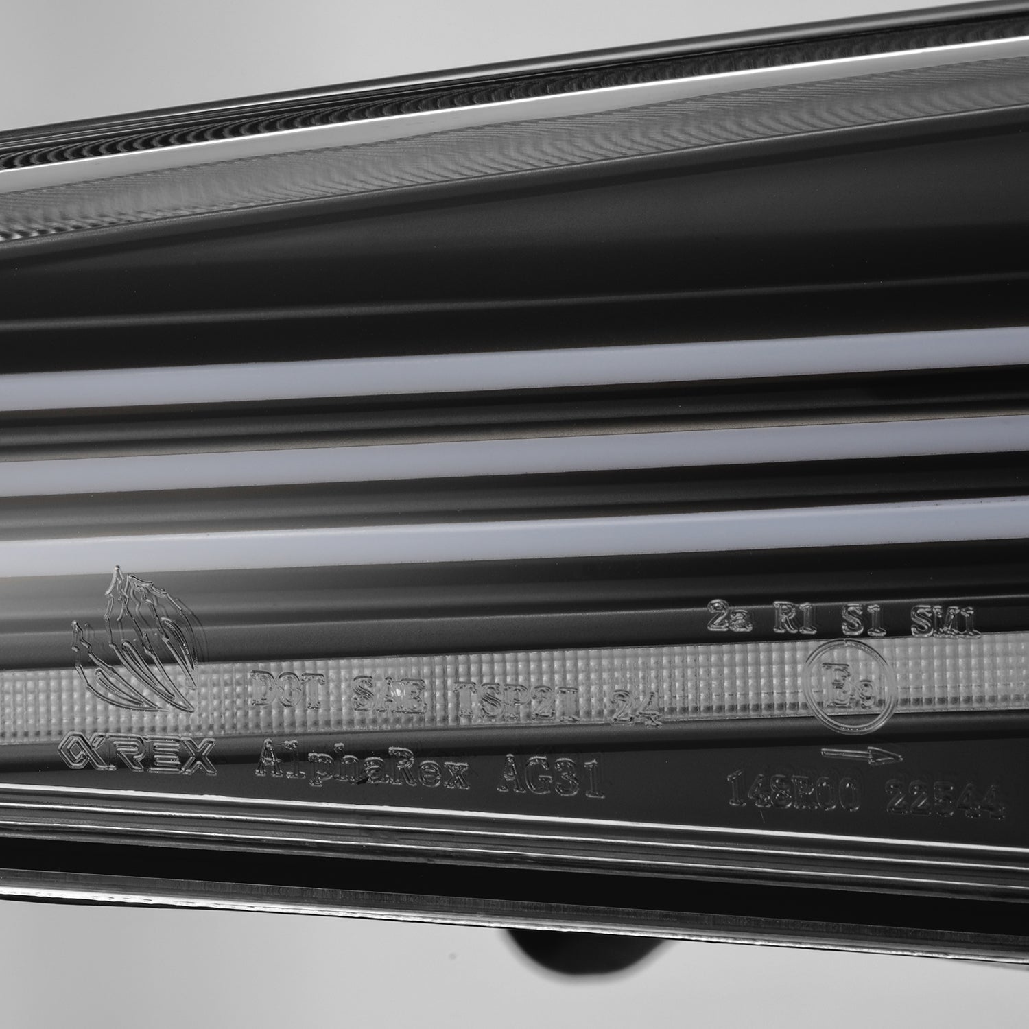 20-25 Toyota Supra CSL Laser Style LUXX-Series LED Tail Lights - Black | AlphaRex