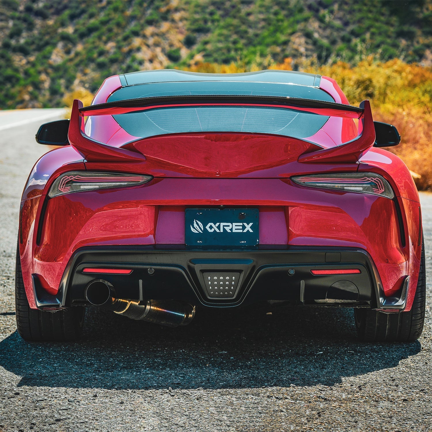 20-25 Toyota Supra CSL Laser Style LUXX-Series LED Tail Lights - Black | AlphaRex