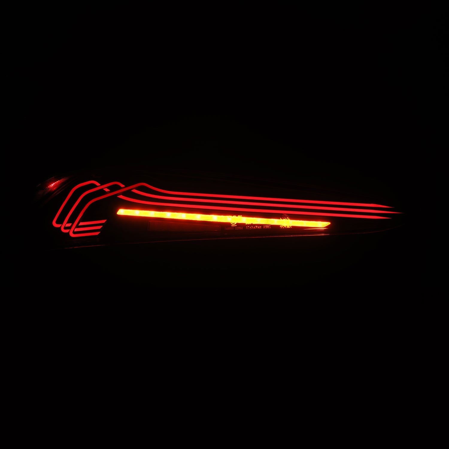 20-25 Toyota Supra CSL Laser Style LUXX-Series LED Tail Lights - Vivid Red | AlphaRex