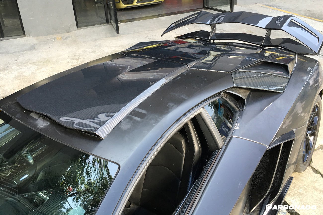Lamborghini Aventador LP700 Coupe LB834 BKSS Style Carbon Fiber Roof 2011-2016