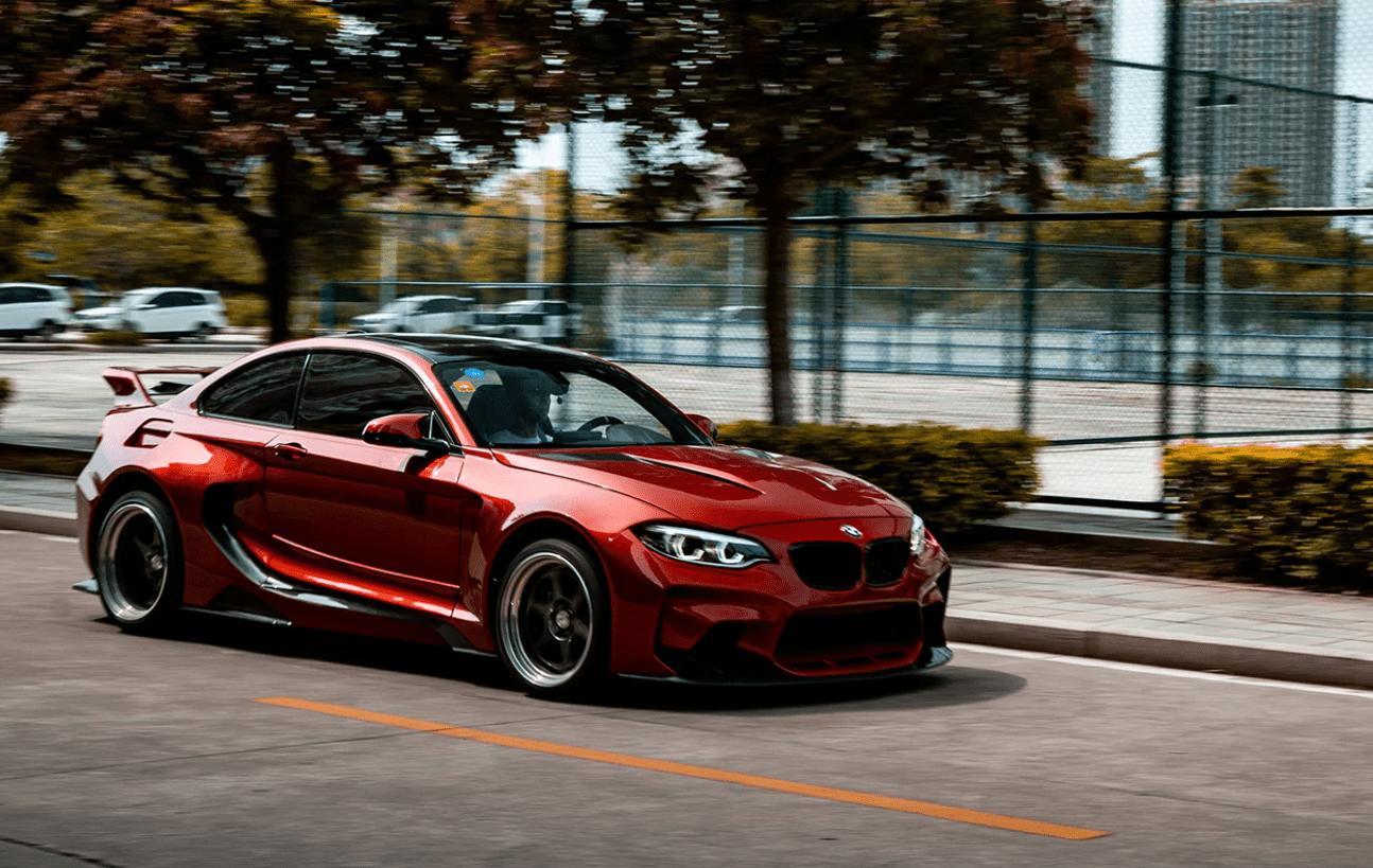 2014-2019 BMW F22 VR Style Partial Carbon Fiber Wide Body Kit