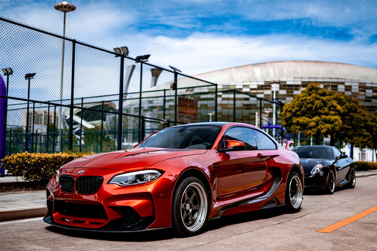 2014-2019 BMW F22 VR Style Partial Carbon Fiber Wide Body Kit