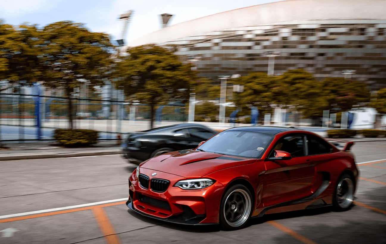 2014-2019 BMW F22 VR Style Partial Carbon Fiber Wide Body Kit