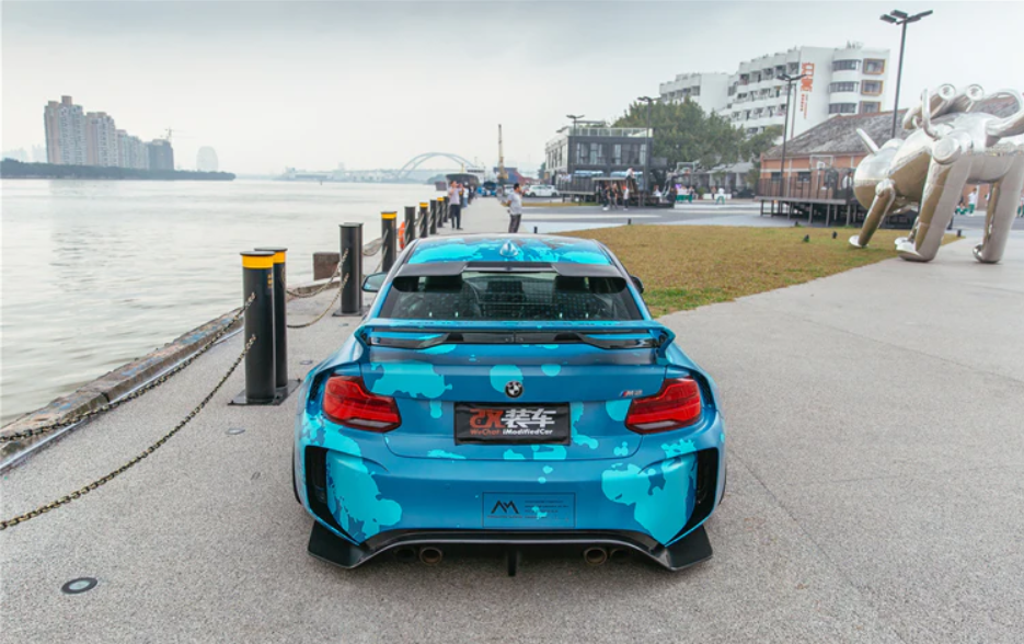 2016-2020 BMW M2 F87 VR Style Partial Carbon Fiber Wide Full Body kit
