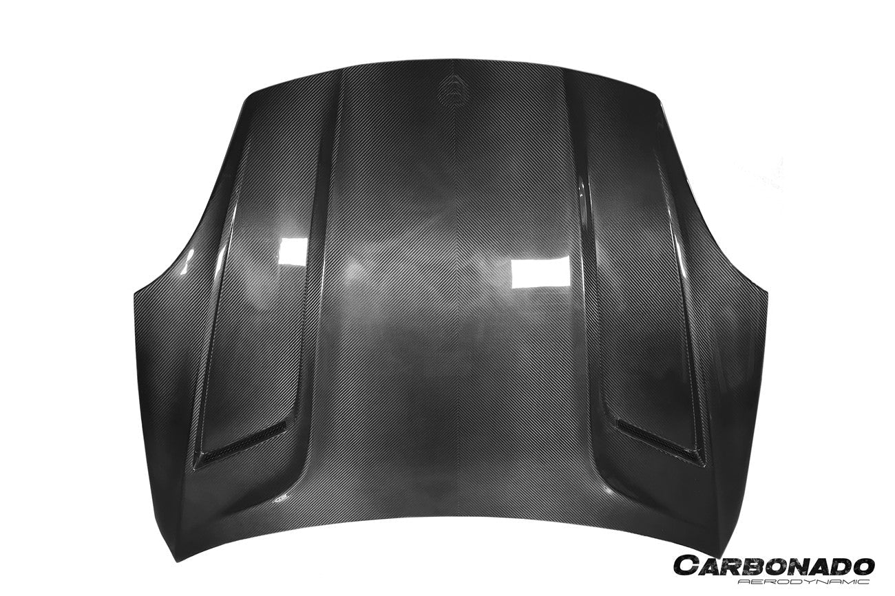 Porsche 9Y0 Cayenne S Coupe E-Hybrid Turbo TKT Style Dry Carbon Fiber Hood 2018-2023