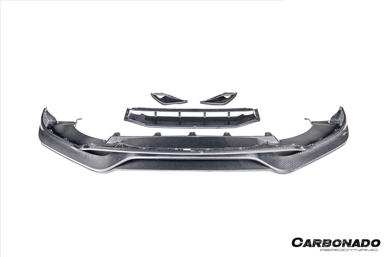Porsche Cayenne 9Y0 KT Style Carbon Fiber Front Lip 2018-2023