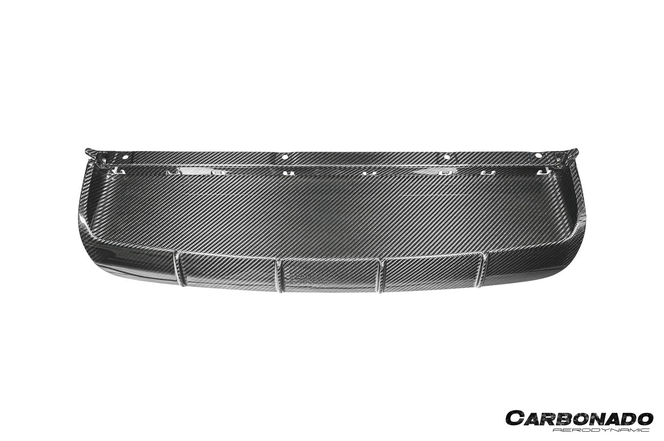 Porsche Cayenne 9Y0 9Y3 SD Style Dry Carbon Fiber Rear Lip Diffuser 2018-2026