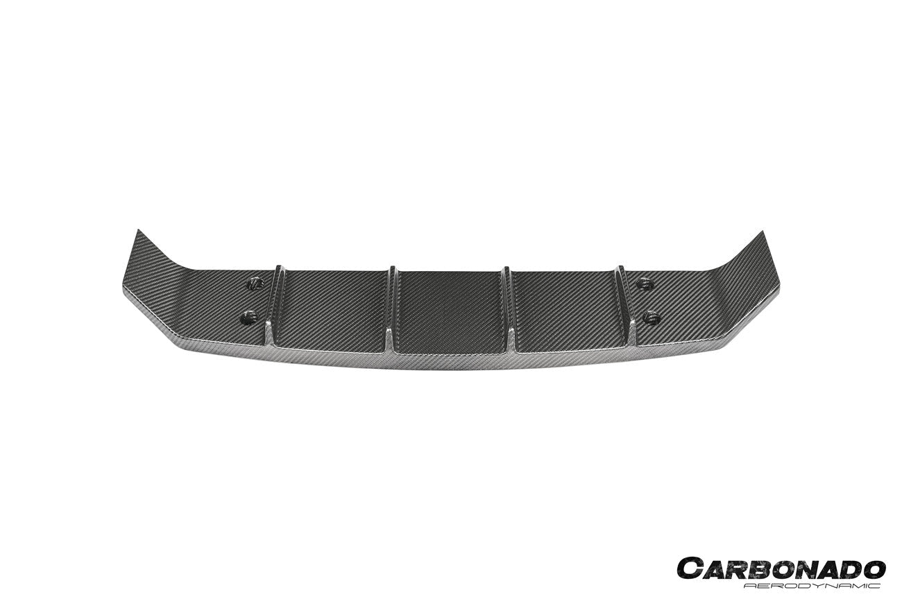 Porsche Cayenne 9Y0 9Y3 KT Style Dry Carbon Fiber Rear Diffuser 2018-2026