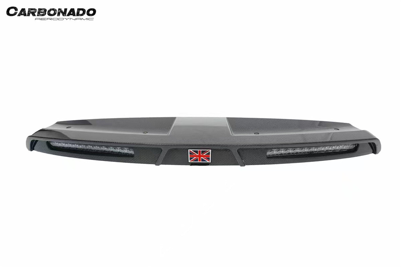 Land Rover Defender L663 Rock Style Front Roof Spoiler with LED Light 2020-2024