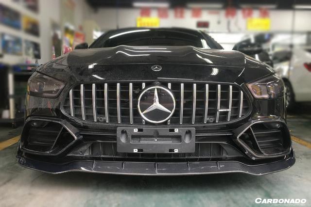 2019 - 2025 Mercedes Benz AMG GT63/S 4Door Coupe X290 BRS Style Carbon Fiber Front Bumper Vents