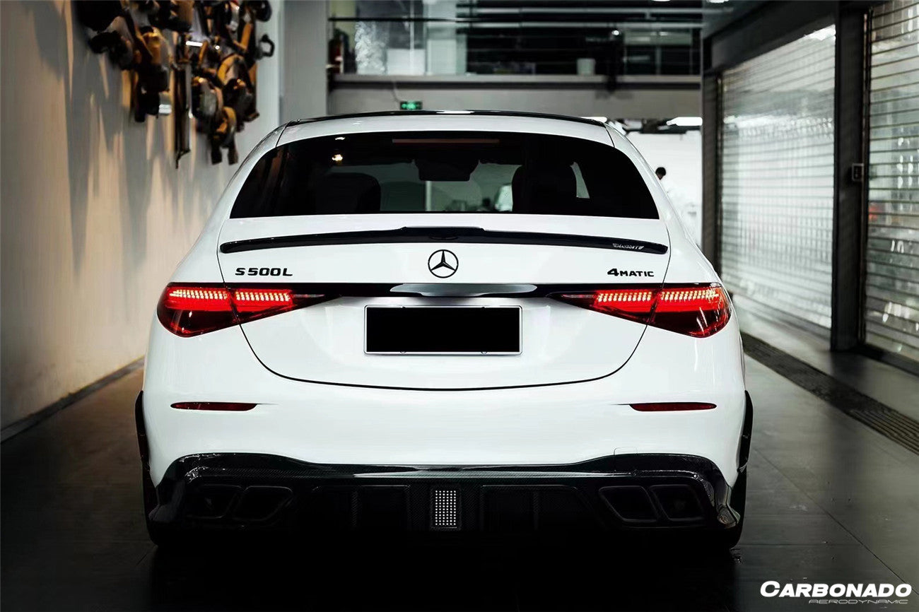 2021 - 2025 Mercedes Benz S Class W223 Sedan MSY Style Trunk Spoiler Wing