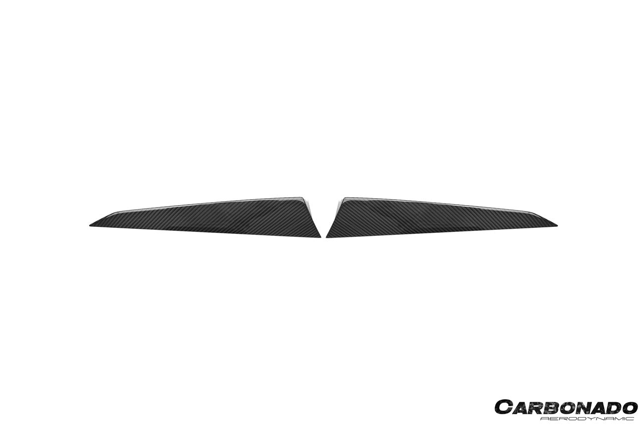 Porsche Cayenne 9Y0 9YB KT Style Dry Carbon Fiber Rear Window Side Trims Coupe 2018-2025