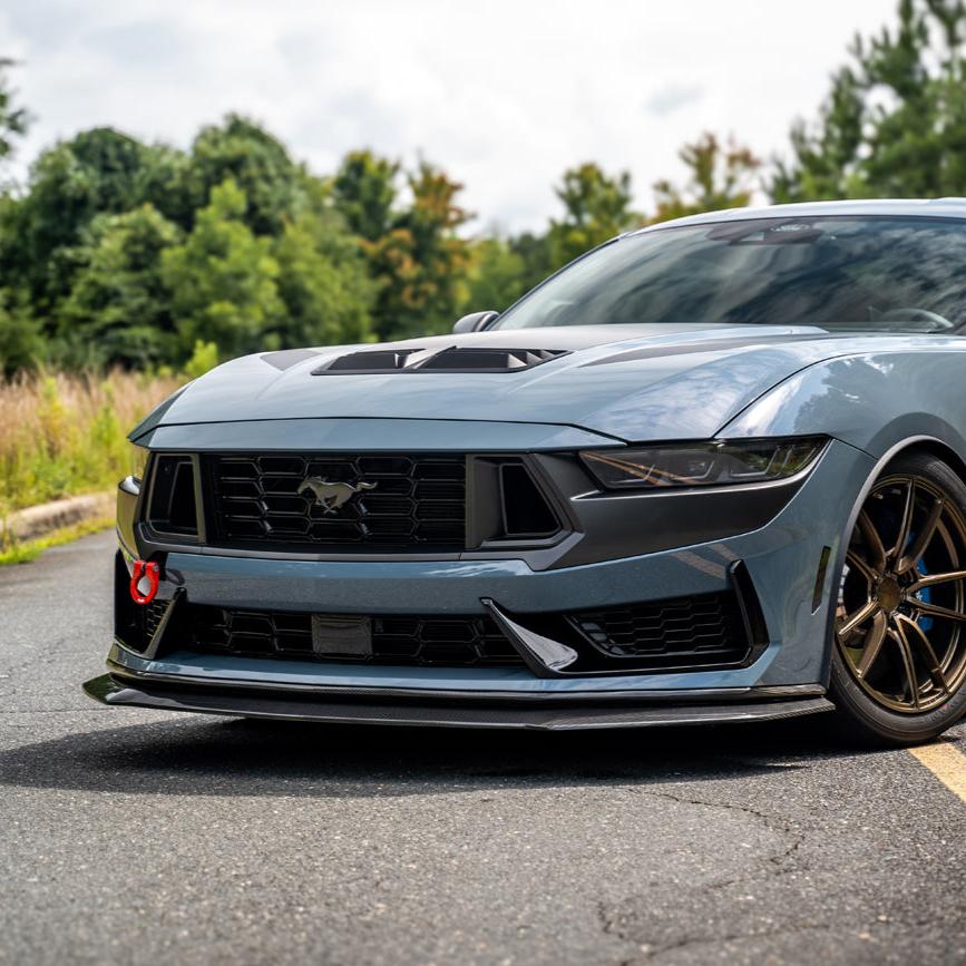 Ford Mustang S650 Dark Horse Carbon Fiber Front Lip Splitter Handling Package 2024-Up