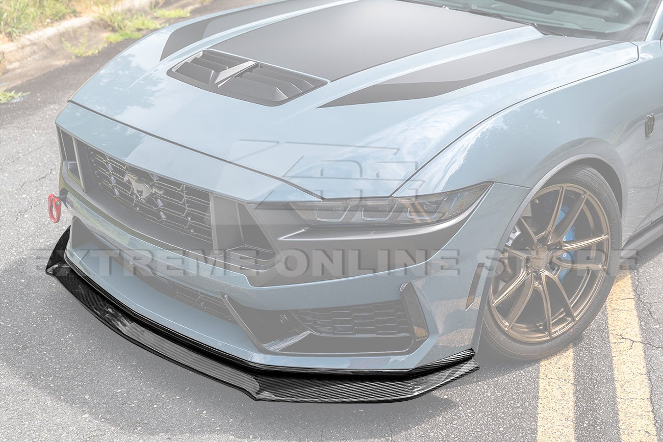 Ford Mustang S650 Dark Horse Carbon Fiber Front Lip Splitter Handling Package 2024-Up
