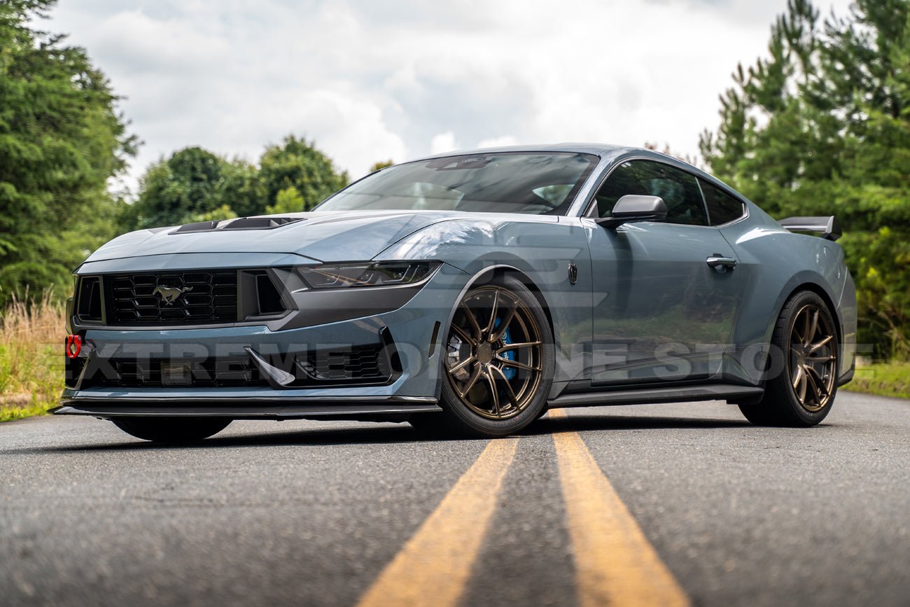 Ford Mustang S650 Dark Horse Carbon Fiber Front Lip Splitter Handling Package 2024-Up