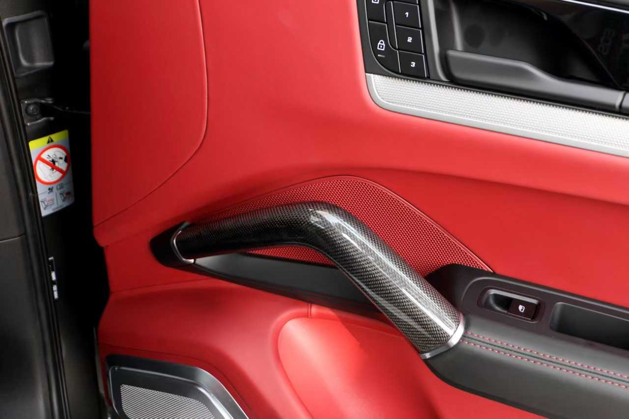 Porsche Cayenne 9Y0 OE Style Autoclave Carbon Fiber Inner Door Handles 2018-2026