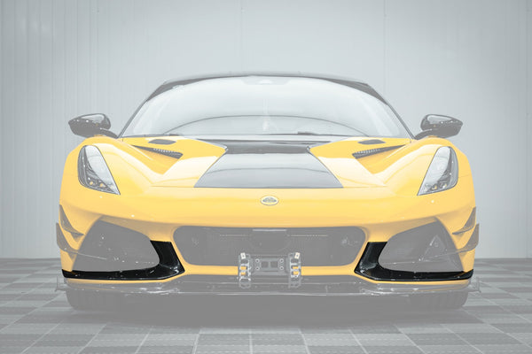 Lotus Emira NYO MNK Style Dry Carbon Fiber Front Bumper Side