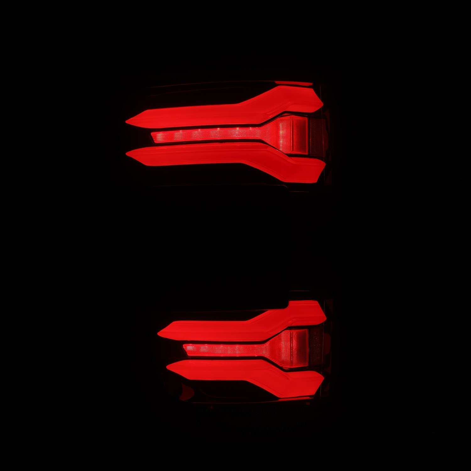 21-23 Ford F150 (with BLIS) LUXX-Series LED Tail Lights Black-Red | AlphaRex