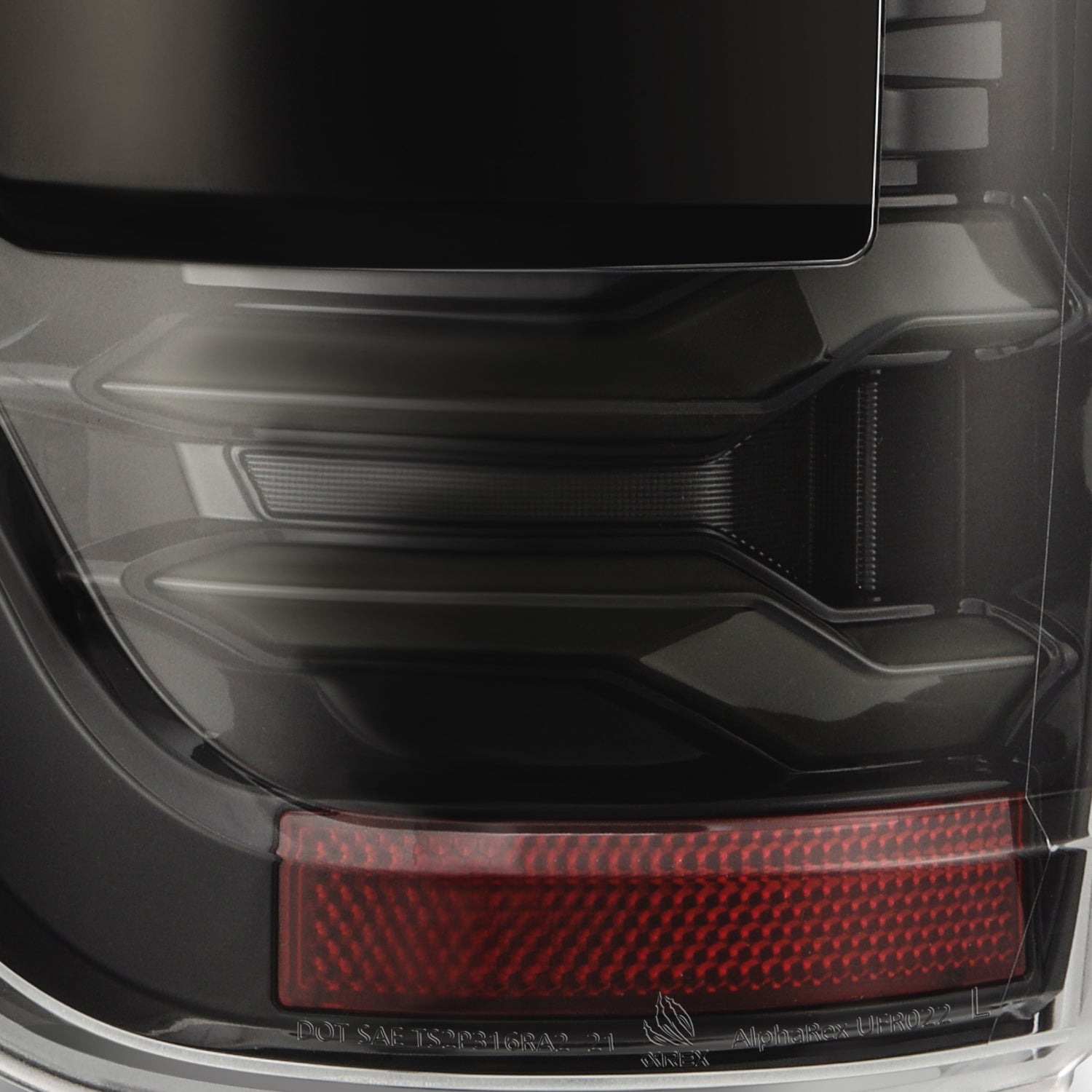 21-23 Ford F150 (wth BLIS) LUXX-Series LED Tail Lights Alpha-Black | AlphaRex