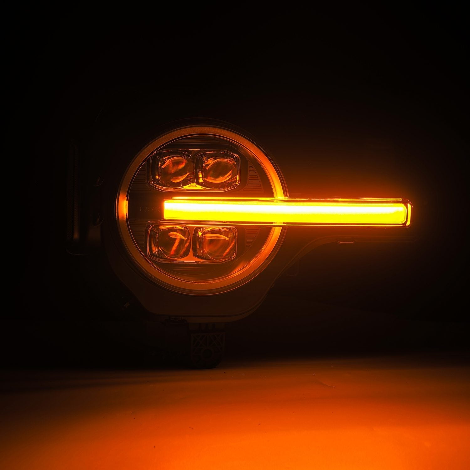 21-25 Ford Bronco / 22-25 Bronco Raptor NOVA-Series LED Projector Headlights Black | AlphaRex