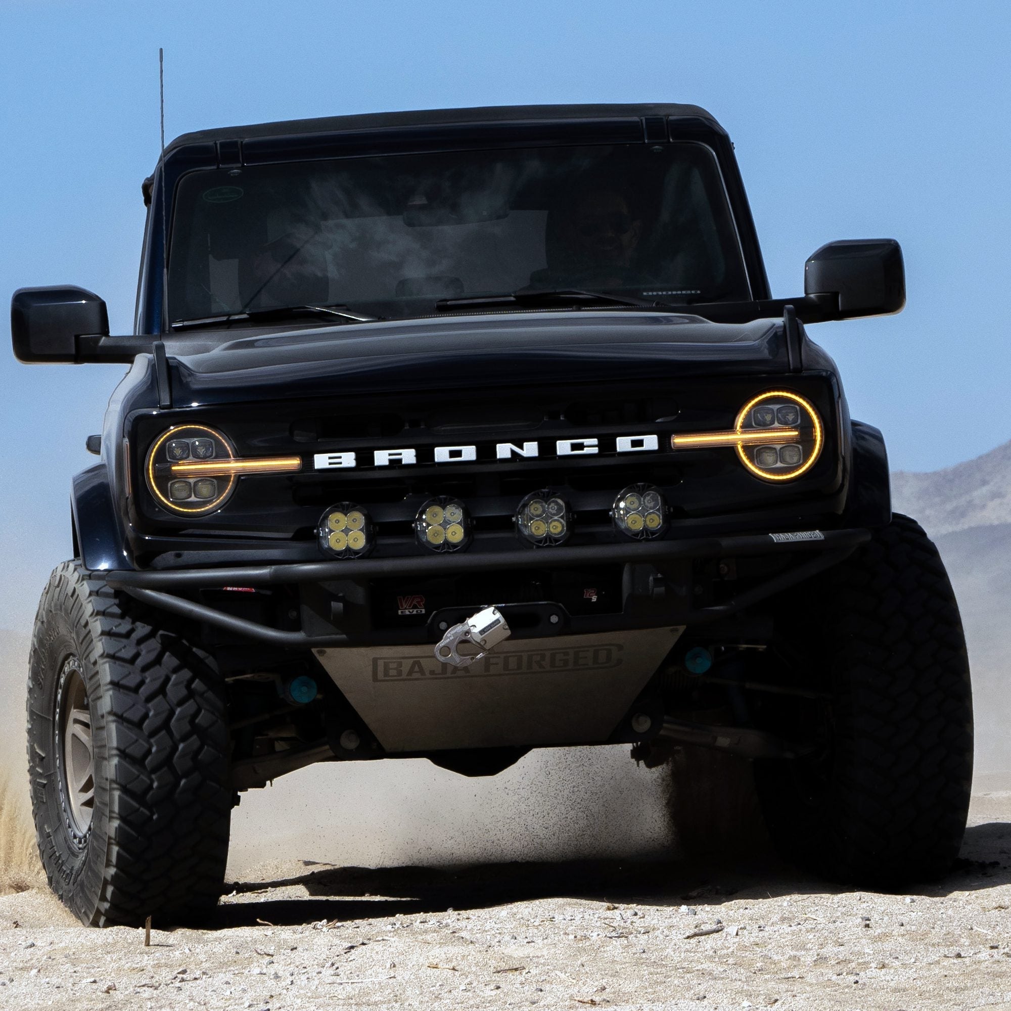 21-25 Ford Bronco / 22-25 Ford Bronco Raptor NOVA-Series LED Projector Headlights Alpha-black | AlphaRex