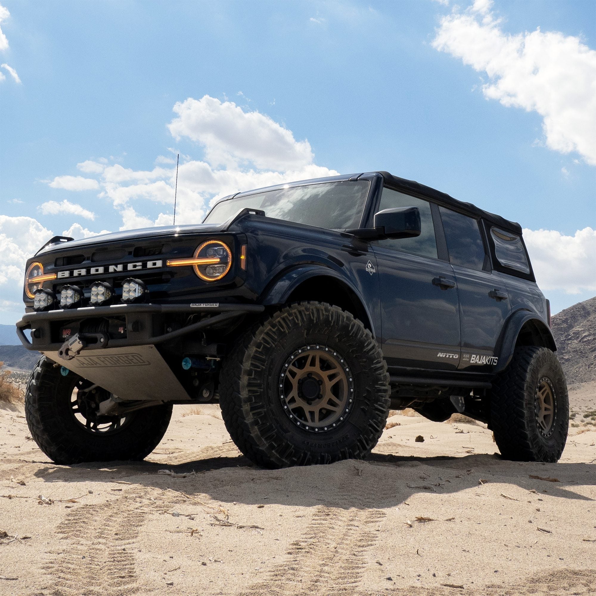 21-25 Ford Bronco / 22-25 Ford Bronco Raptor NOVA-Series LED Projector Headlights Alpha-black | AlphaRex