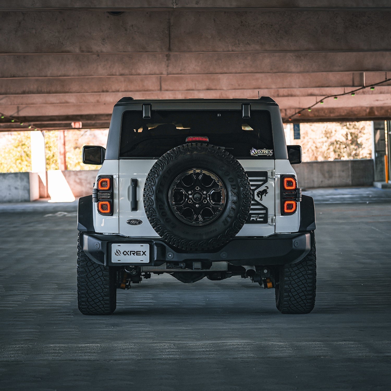 21-25 Ford Bronco NOVA-Series Prismatic LED Tail Lights Alpha-Black | AlphaRex