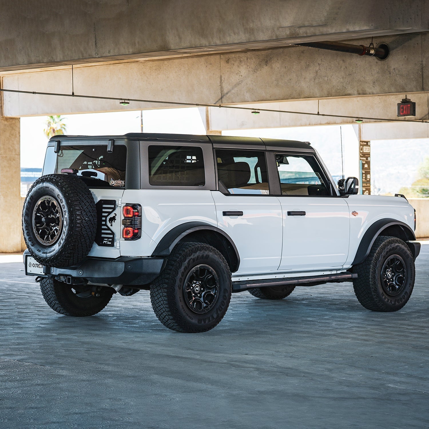 21-25 Ford Bronco NOVA-Series Prismatic LED Tail Lights Alpha-Black | AlphaRex