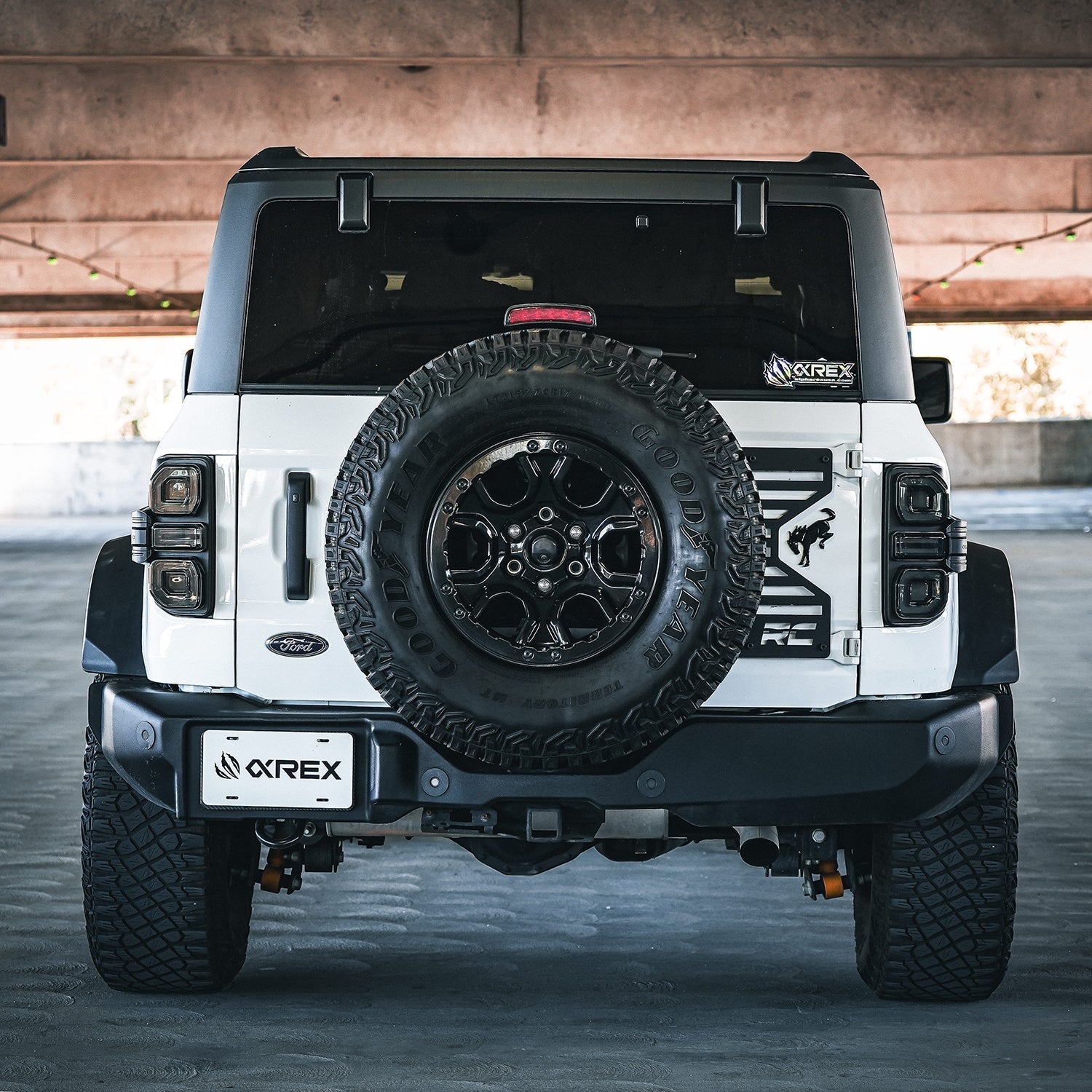 21-25 Ford Bronco NOVA-Series Prismatic LED Tail Lights Alpha-Black | AlphaRex