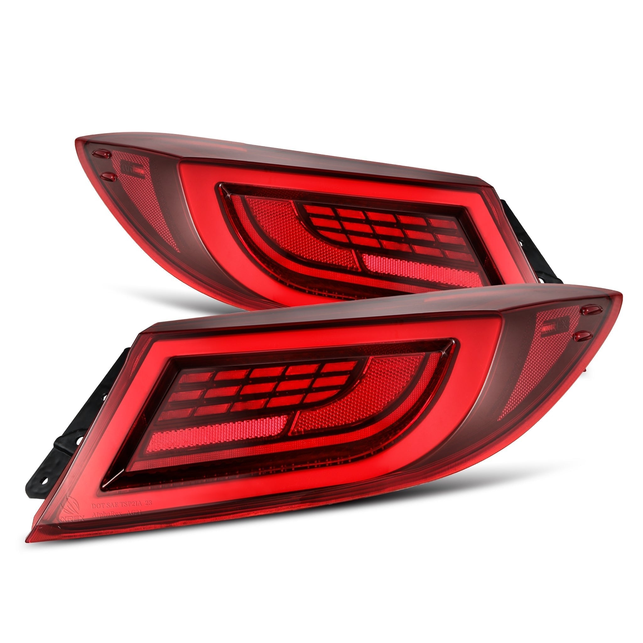 21-25 Toyota GR86/Subaru BRZ LUXX-Series LED Tail Lights Vivid Red | AlphaRex