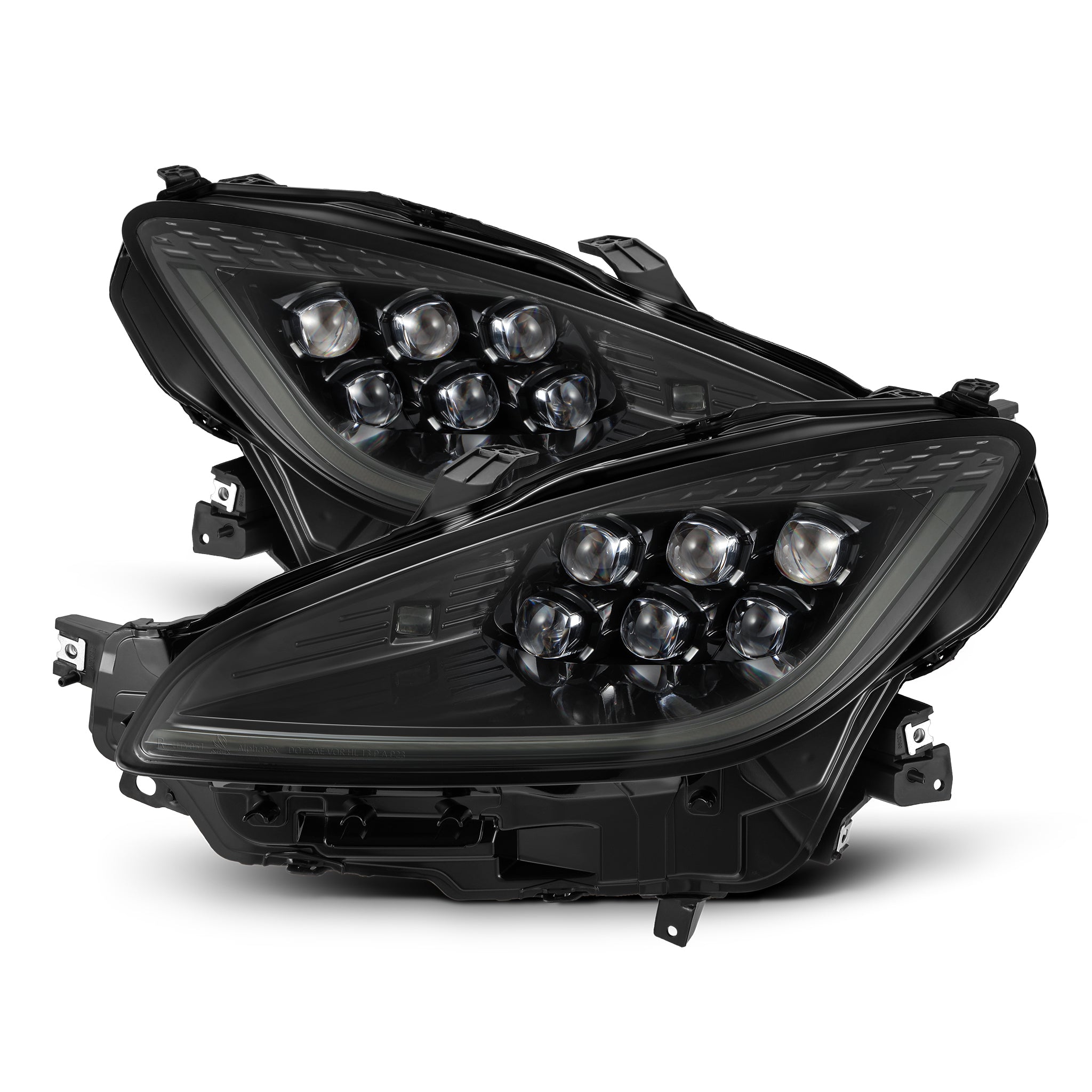 21-25 Toyota GR86/Subaru BRZ NOVA-Series LED Projector Headlights Alpha-Black | AlphaRex
