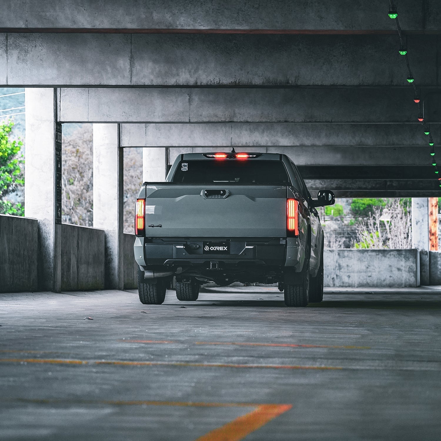 22-25 Toyota Tundra NOVA-Series Prismatic LED Tail Lights Black Red | AlphaRex