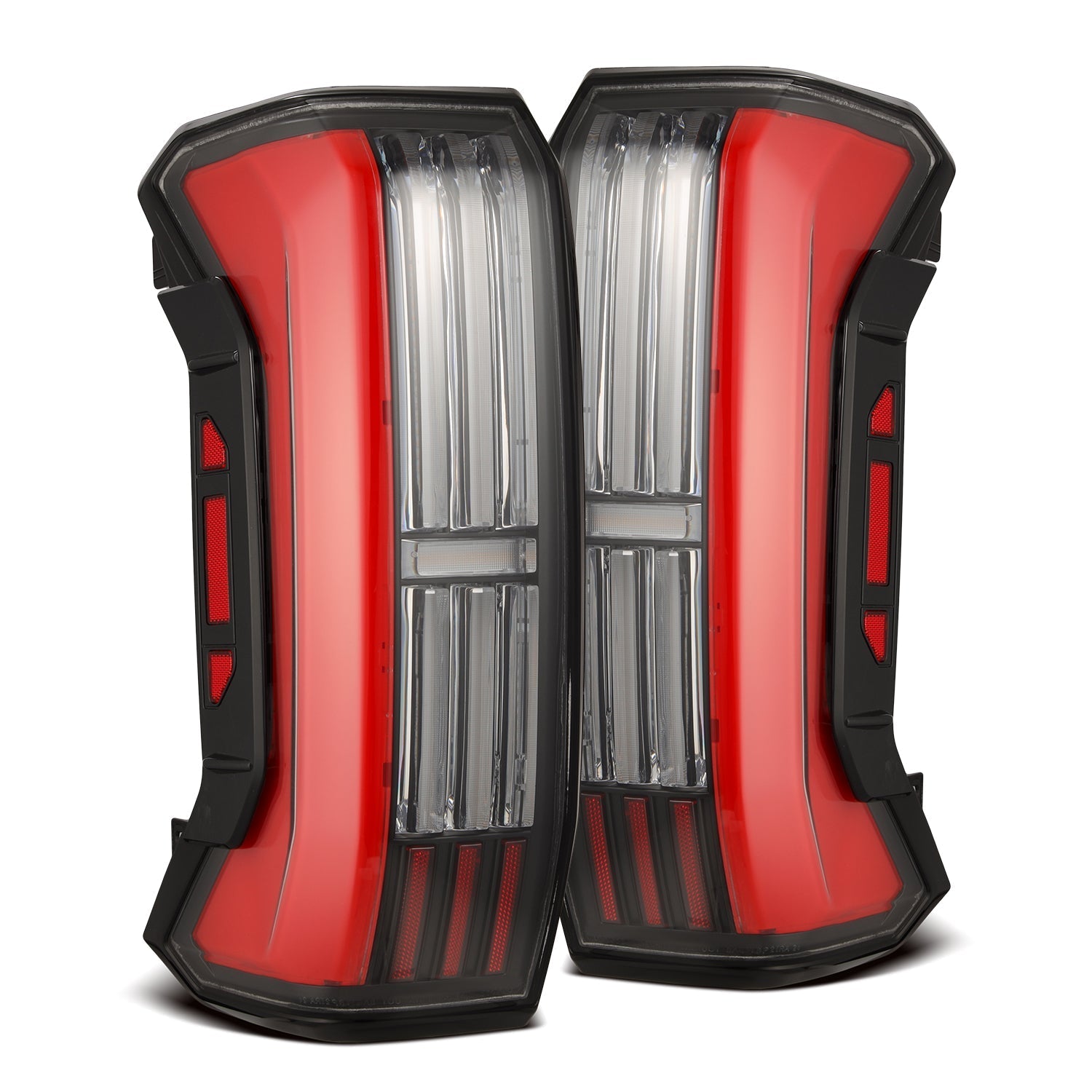 22-25 Toyota Tundra NOVA-Series Prismatic LED Tail Lights Black Red | AlphaRex