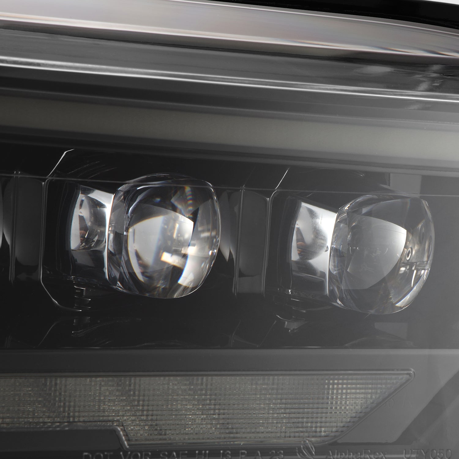 22-25 Toyota Tundra/Sequoia NOVA-Series LED Projector Headlights Alpha-Black | AlphaRex