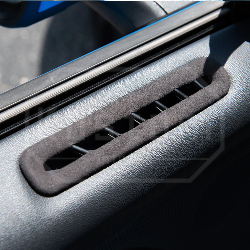 Ford Mustang Suede Leather Side Window Air Vent Trim 2024+