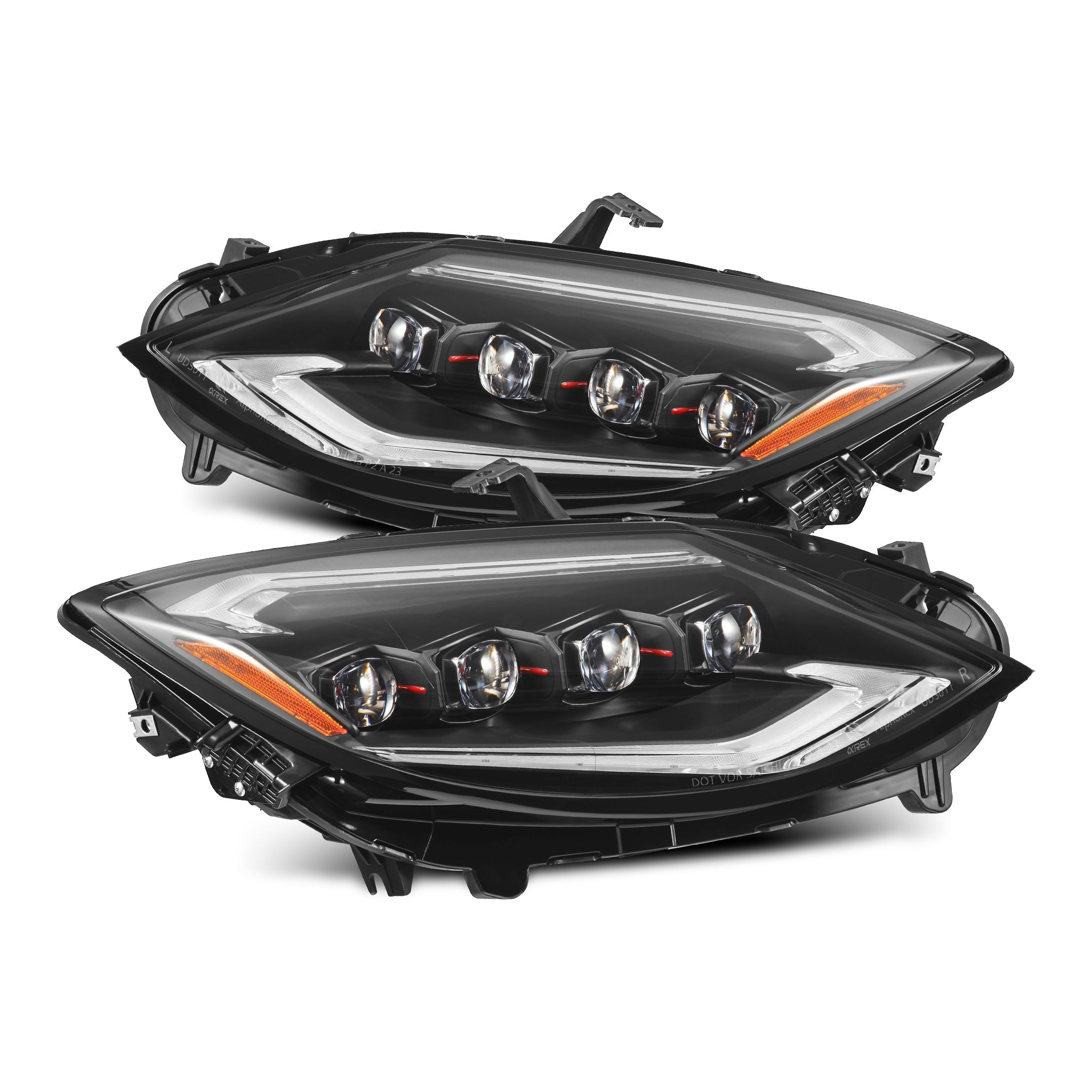 23-25 Nissan Z NOVA-Series LED Projector Headlights Black | AlphaRex