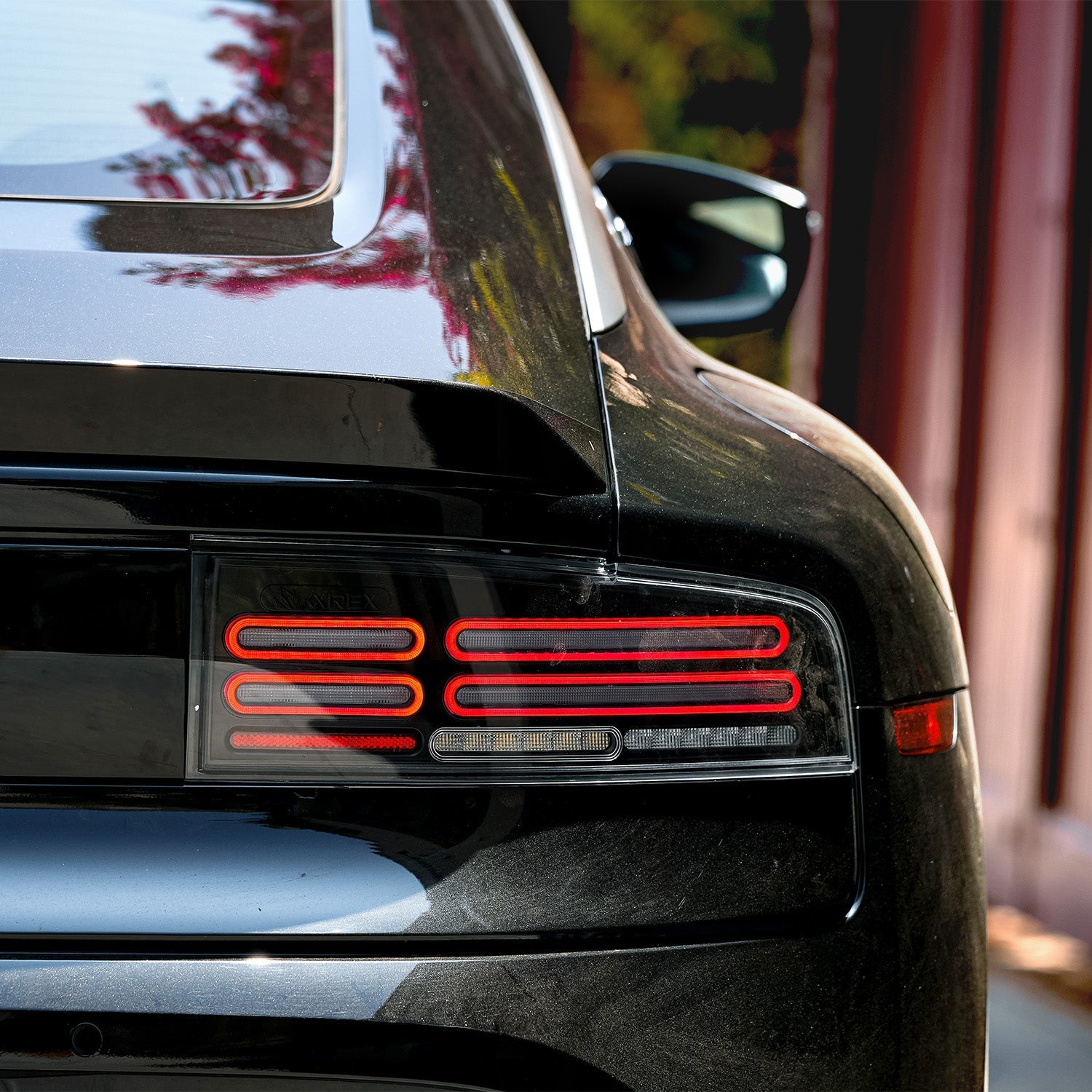 23-25 Nissan Z Quad-Loop Style NOVA-Series Prismatic LED Tail Lights Black | AlphaRex