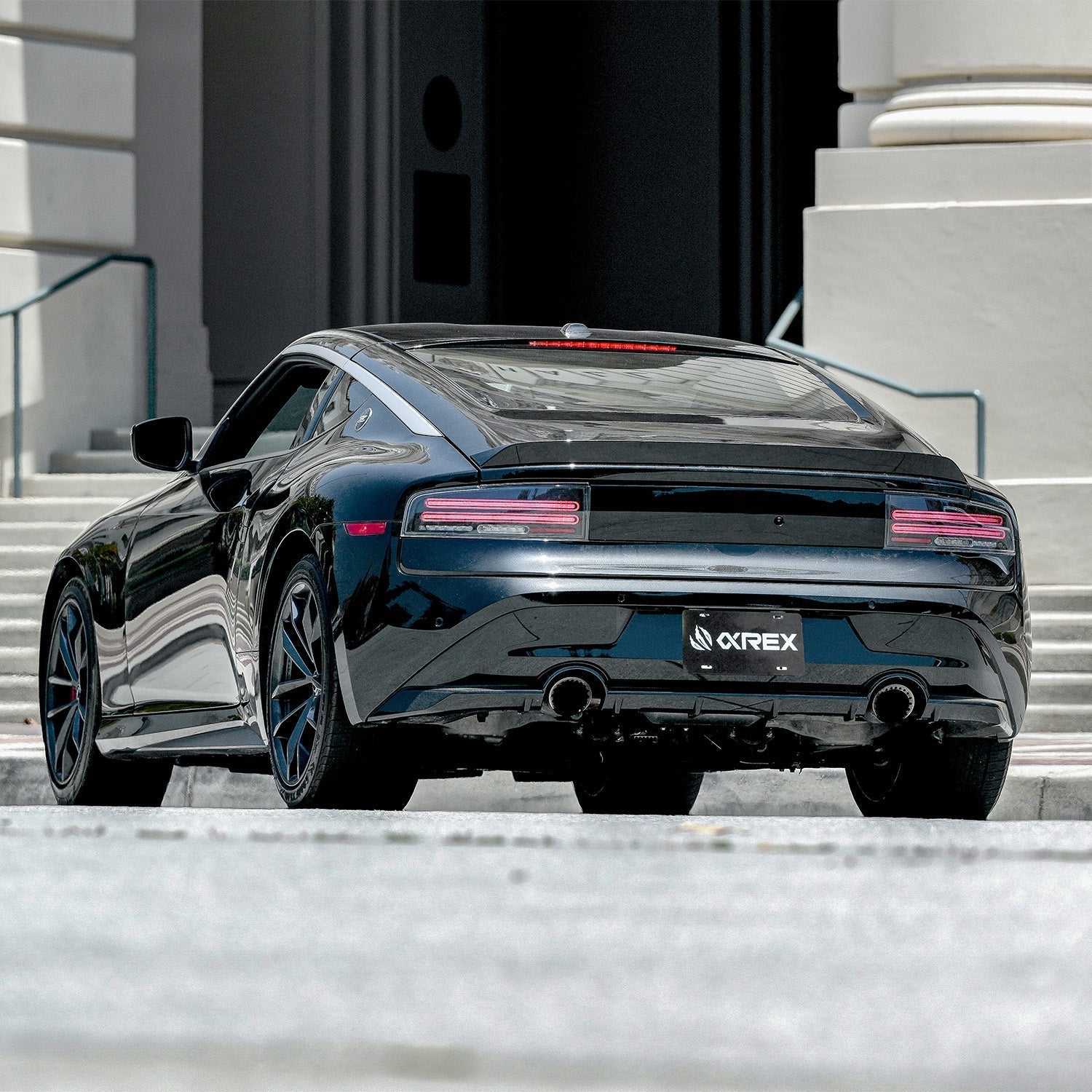 23-25 Nissan Z Twin-Loop Style NOVA-Series Prismatic LED Tail Lights Black | AlphaRex