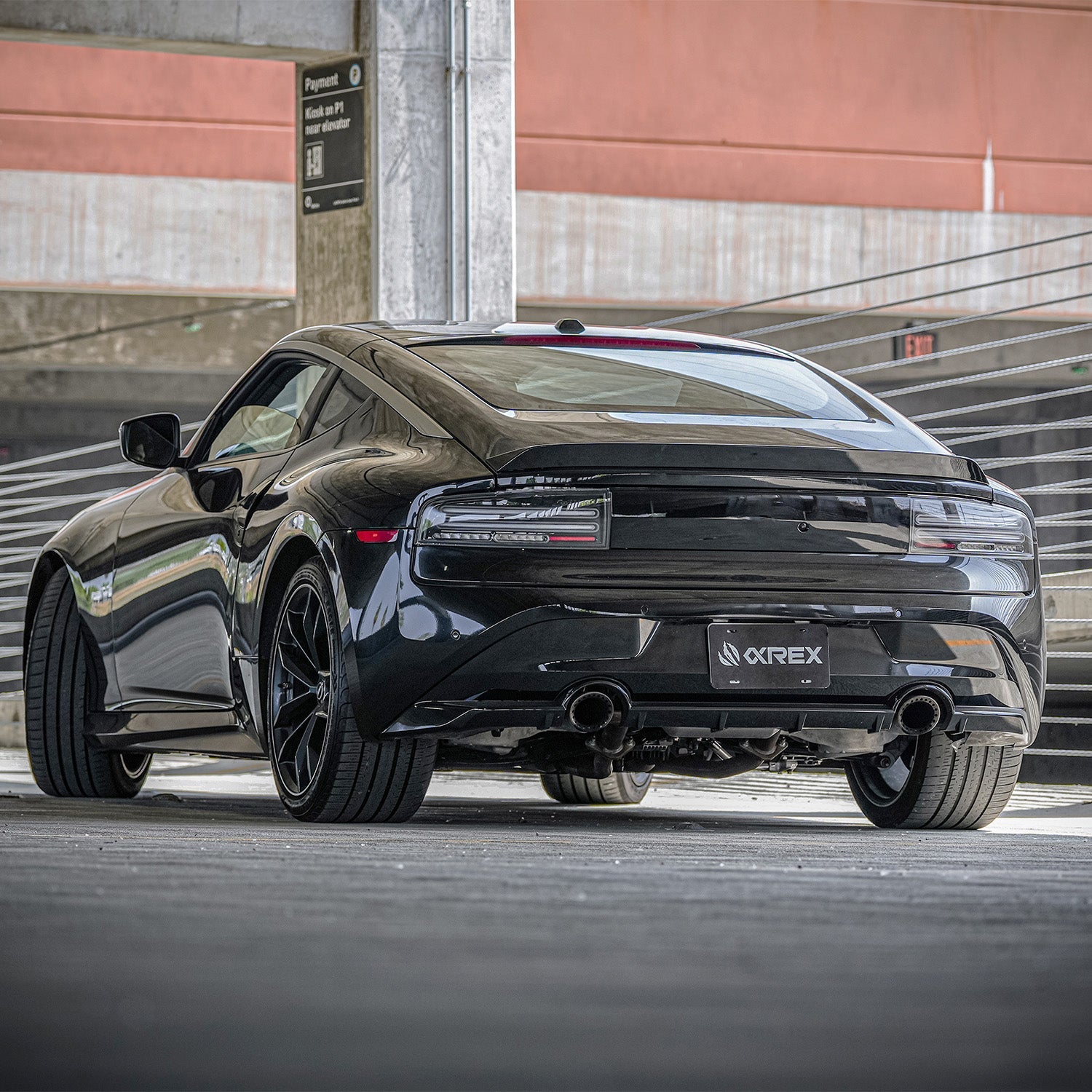 23-25 Nissan Z Twin-Loop Style NOVA-Series Prismatic LED Tail Lights Black | AlphaRex