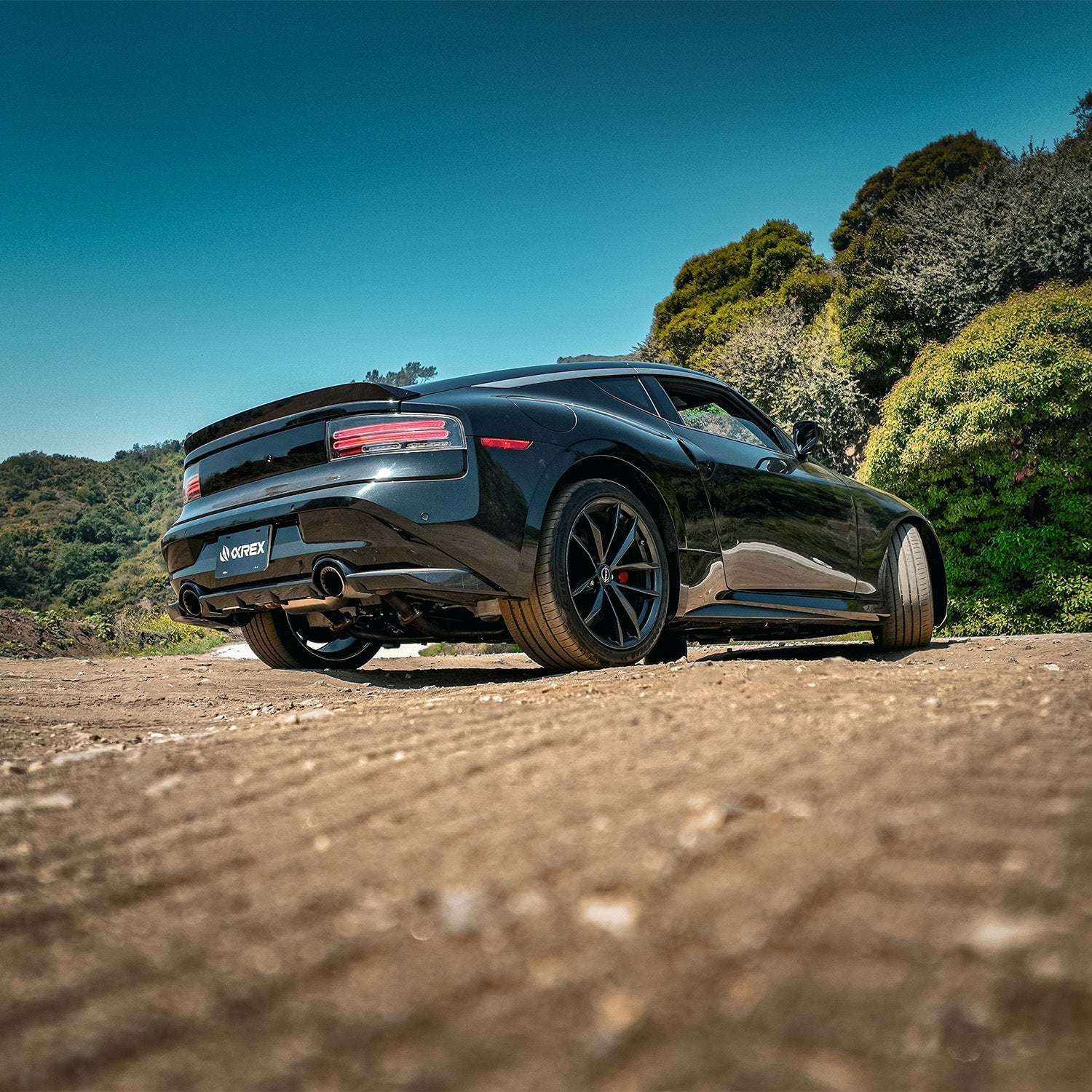 23-25 Nissan Z Twin-Loop Style NOVA-Series Prismatic LED Tail Lights Black | AlphaRex