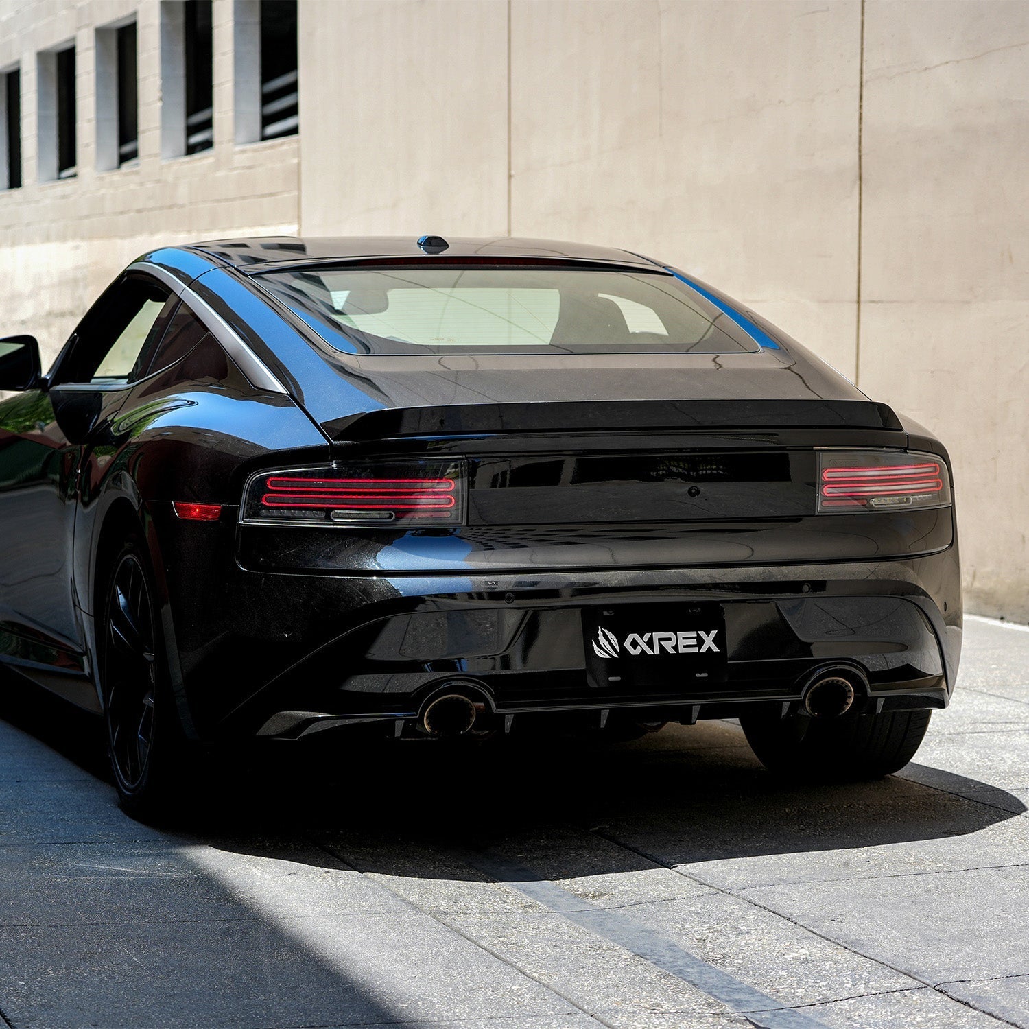 23-25 Nissan Z Twin-Loop Style NOVA-Series Prismatic LED Tail Lights Black | AlphaRex