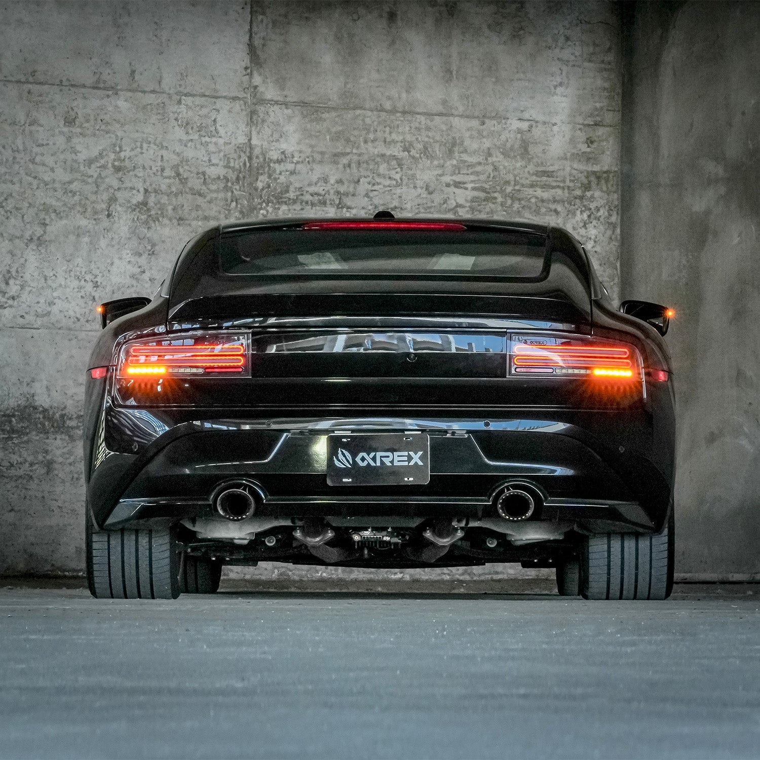 23-25 Nissan Z Twin-Loop Style NOVA-Series Prismatic LED Tail Lights Black | AlphaRex