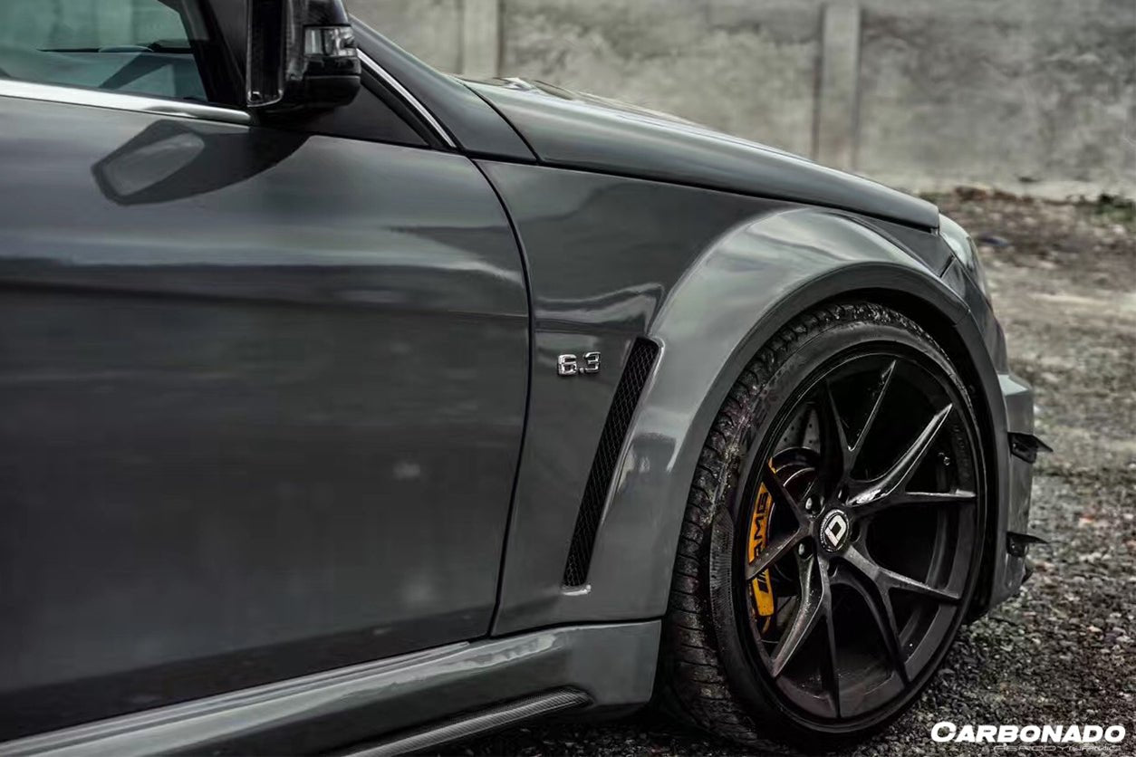 2012 - 2014 Mercedes Benz W204 C Class Coupe BKSS Style Wide Full Body Kit