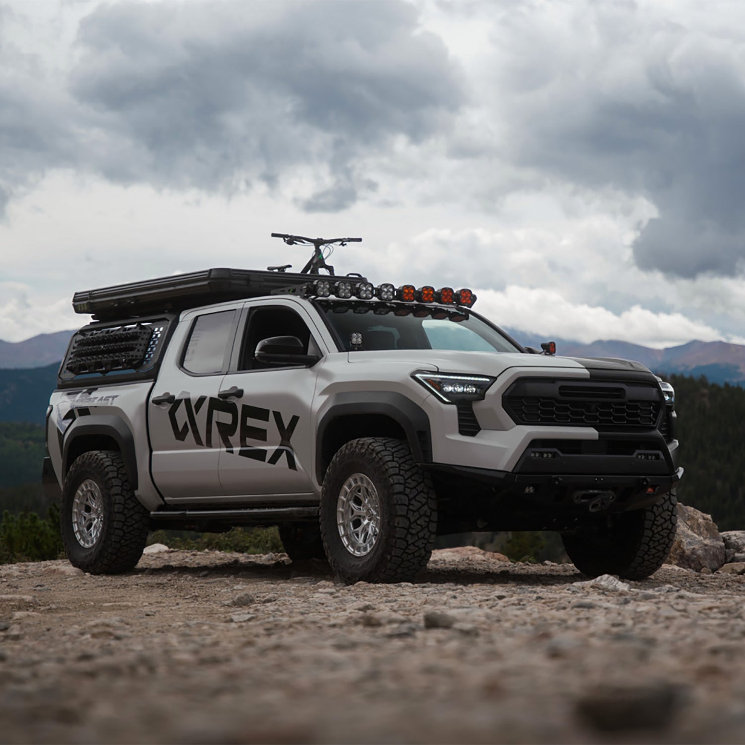 24-25 Toyota Tacoma / 25-up 4Runner NOVA-Series LED Projector Headlights Black | AlphaRex