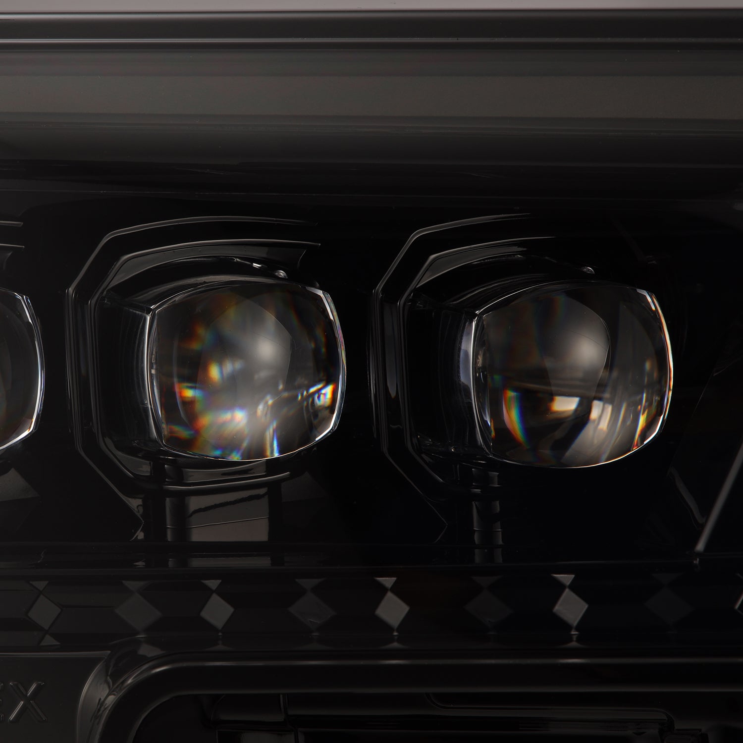 24-25 Toyota Tacoma / 25-up 4Runner OG-Style NOVA-Series LED Projector Headlights Alpha-Black | AlphaRex